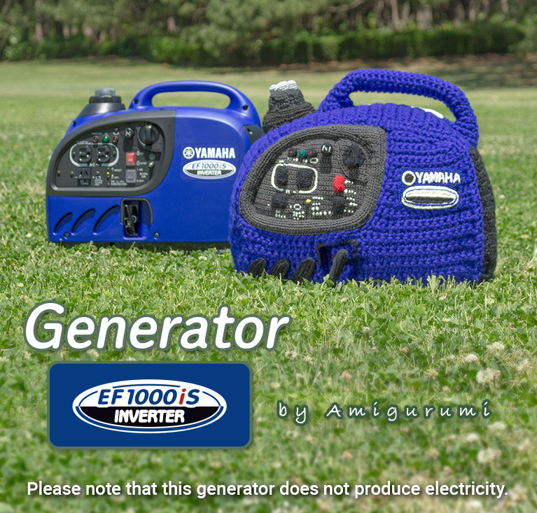 Generator (EF1000iS) made by amigurumi